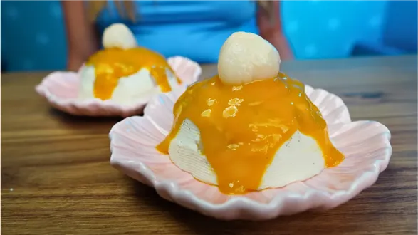 Panna cotta z liczi